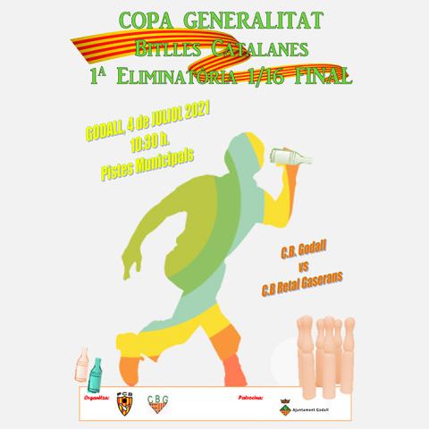 COPA GENERALITAT de bitlles catalanes. COPA GENERALITAT de bitlles catalanes.