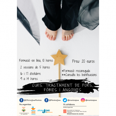 FORMACIÓ | TRACTAMENT DE PORS, FÒBIES I ANGOIXES FORMACIÓ | TRACTAMENT DE PORS, FÒBIES I ANGOIXES