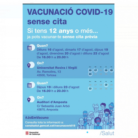 COVID19 | VACUNA'T SENSE CITA COVID19 | VACUNA'T SENSE CITA