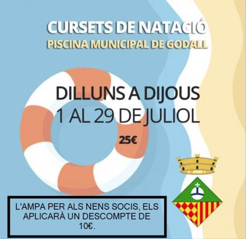 Cursets de Natació per a la Temporada 2021 Cursets de Natació per a la Temporada 2021