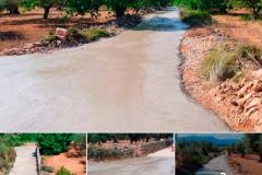 Obres de pavimentació del Camí Morralles